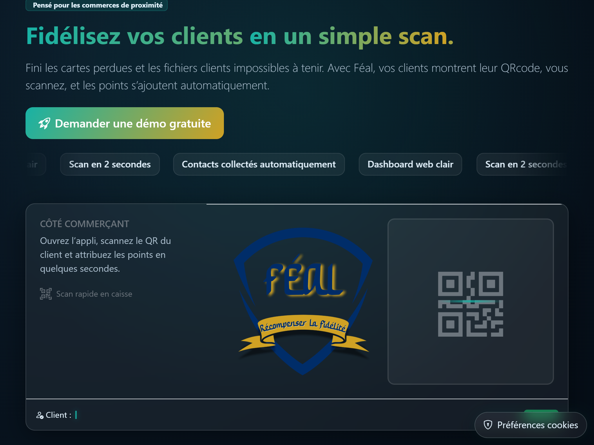Féal - Application fidélité digitale